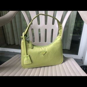 Prada tessuto sports hobo